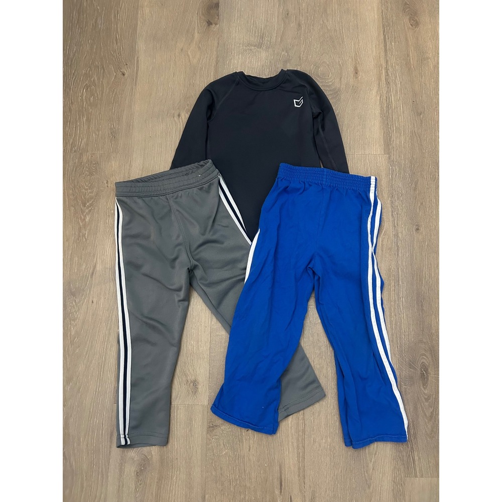 Boys Activewear Set Size 4T/XS Long Sleeve Shirt Joggers Lot
